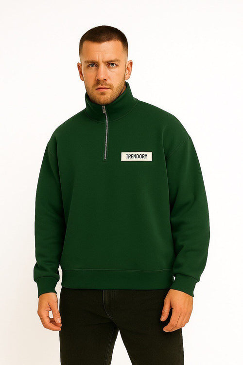 Forest Green Signature turtle neck - TRENDORY